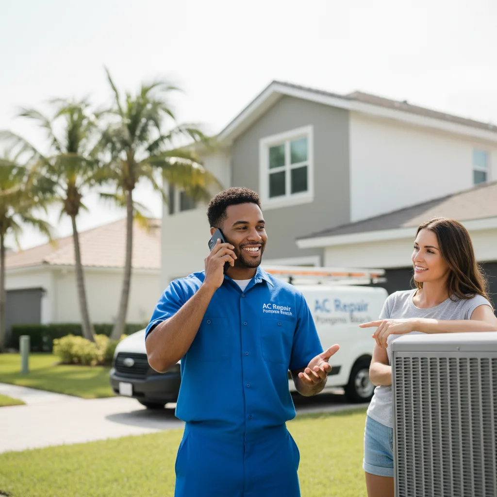 AC Repair Pompano Beach customer support in EspañOla
